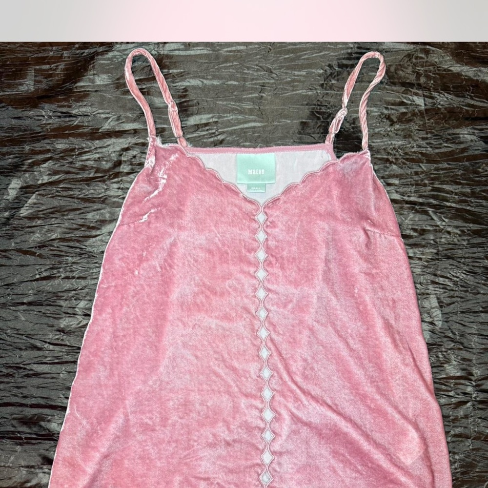 Maeve Blush Velvet Camisole